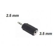 Adaptador Stereo plug 2.5 mm a jack 3.5 mm 